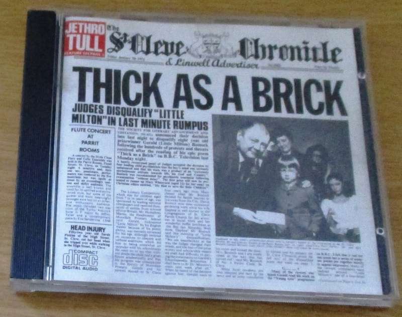 JETHRO TULL Thick as a Brick CD [Shelf BB]