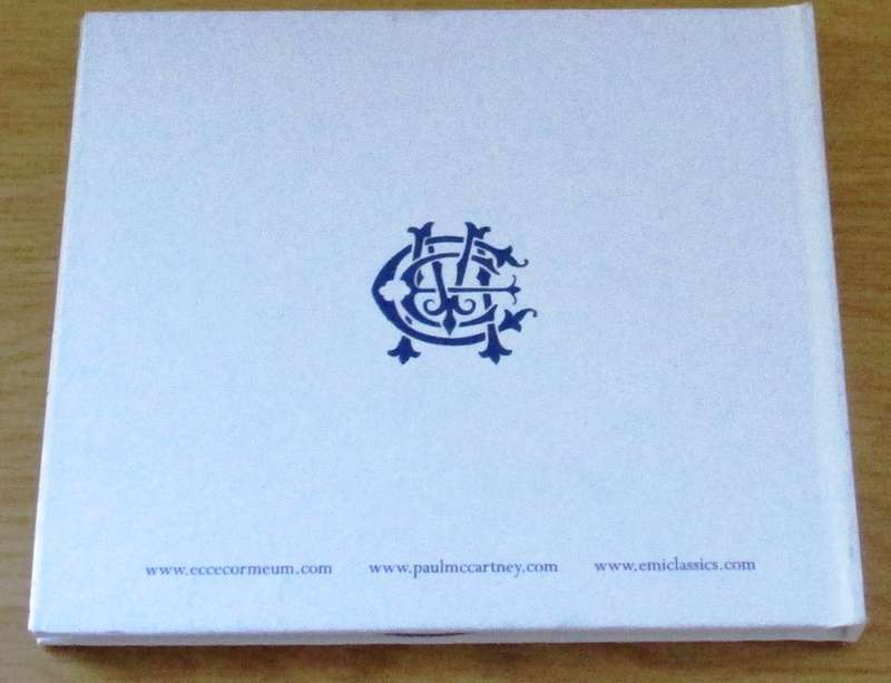 PAUL McCARTNEY Ecce Cor Meum Digipak CD [Shelf BB]