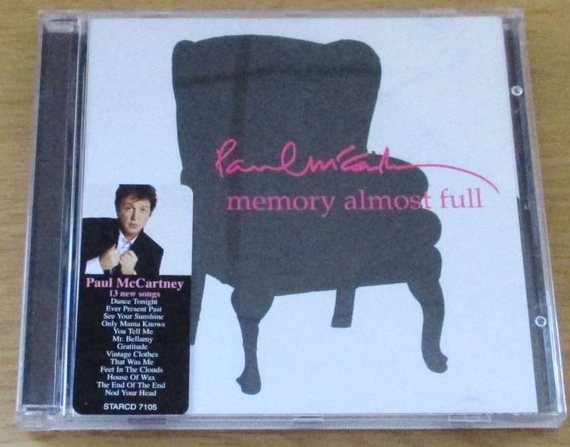 PAUL McCARTNEY Memory Almost Full CD [Shelf BB]