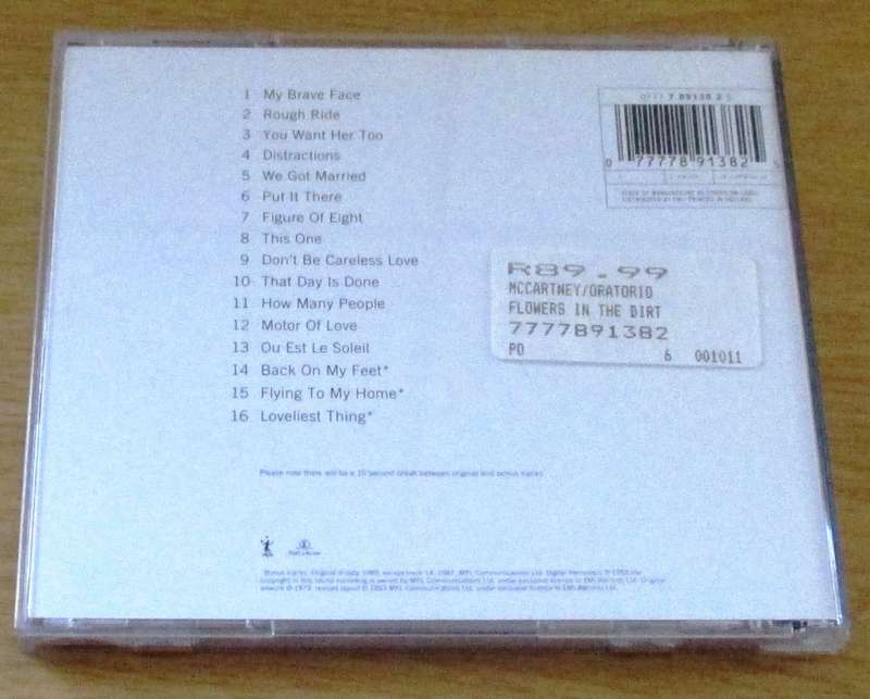 PAUL McCARTNEY Flowers in the Dirt Archive Collection CD [Shelf BB]