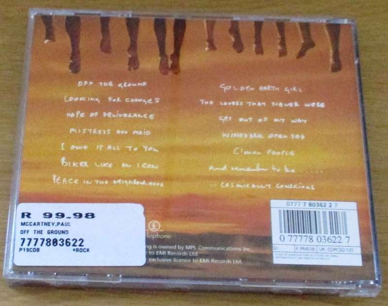 PAUL McCARTNEY Off the Ground CD [Shelf BB]