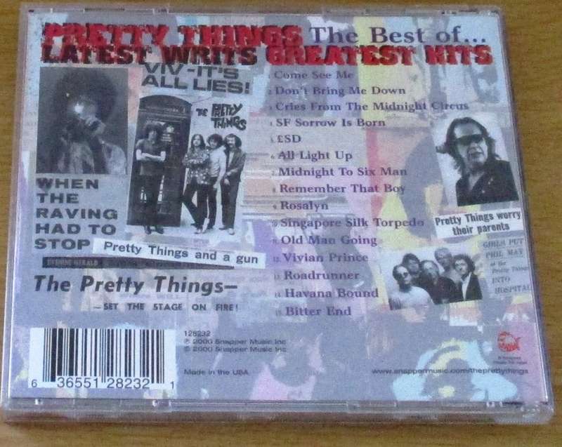 PRETTY THINGS Latest Writs The Best of Greatest Hits CD [msr]