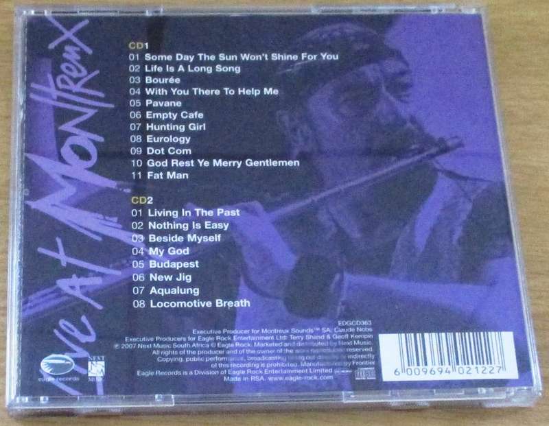 JETHRO TULL Live at Montreux CD [Shelf BB]