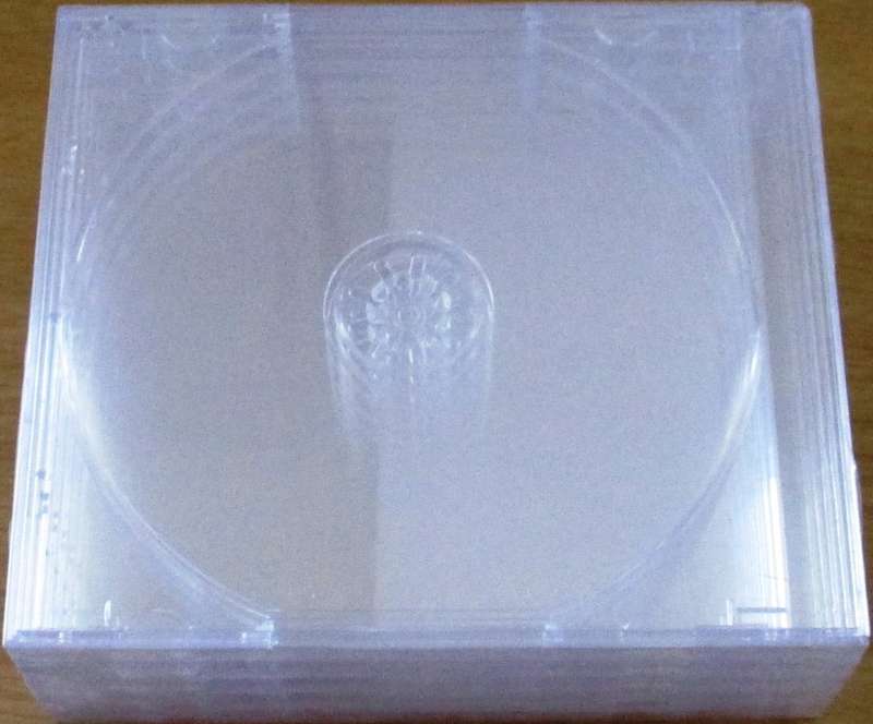 JEWEL CASE STANDARD SIZE 10.4mm with Clear Tray [Pack of 5]