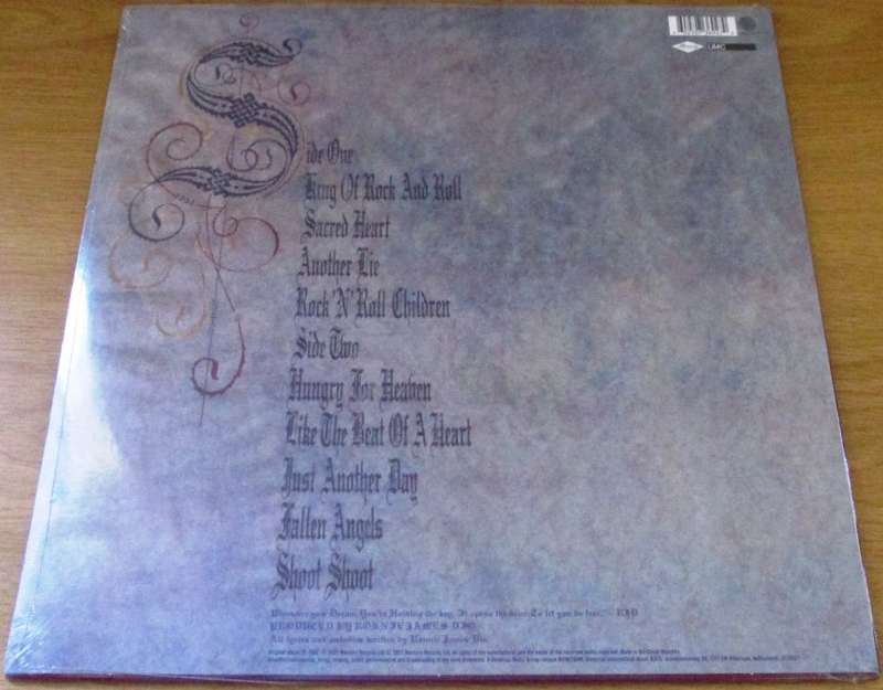 DIO Sacred Heart 2021 Remastered VINYL LP RECORD