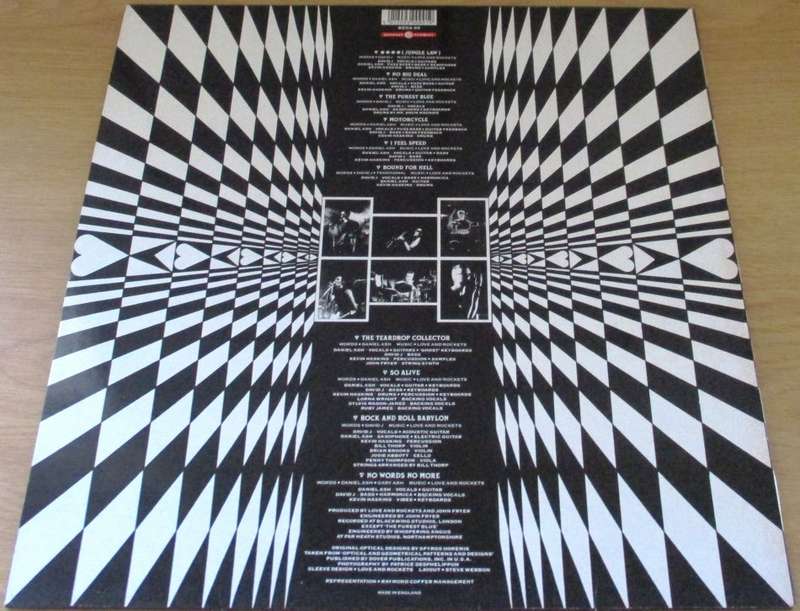 LOVE AND ROCKETS Love and Rockets 1989 UK Pressing LP VINYL RECORD