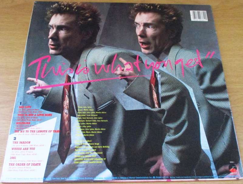 PUBLIC IMAGE LIMITED This is What You Want 1984 USA Pressing LP VINYL RECORD