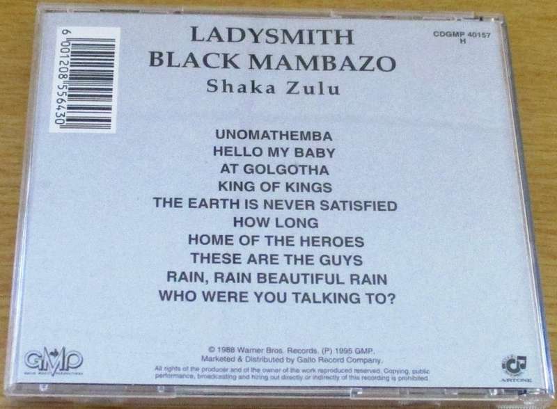 LADYSMITH BLACK MAMBAZO Shaka Zulu CD [msr]
