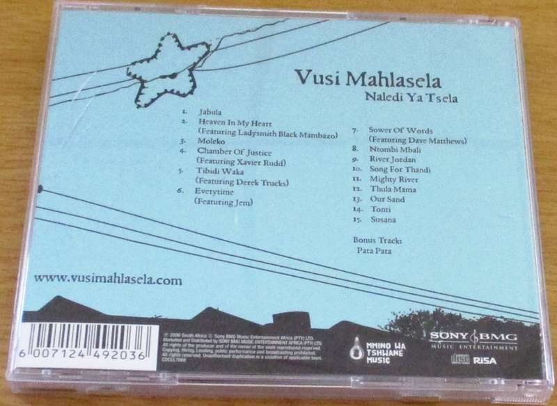 VUSI MAHLASELA Naledi Ya Tsela CD [MSR]