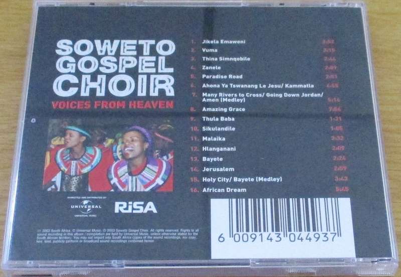 SOWETO GOSPEL CHOIR Voice From Heaven CD [msr]