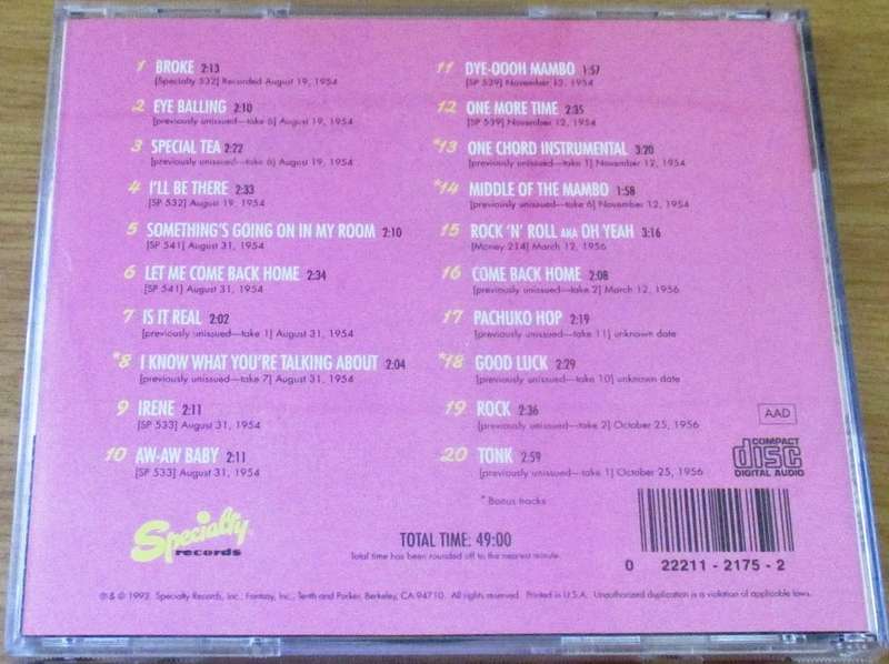 CHUCK HIGGINS Pachuko Hop CD [Shelf G x 25]