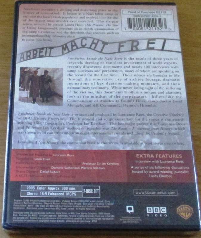 AUSCHWITZ Inside the Nazi State BBC Video  [DVD BOX 5]