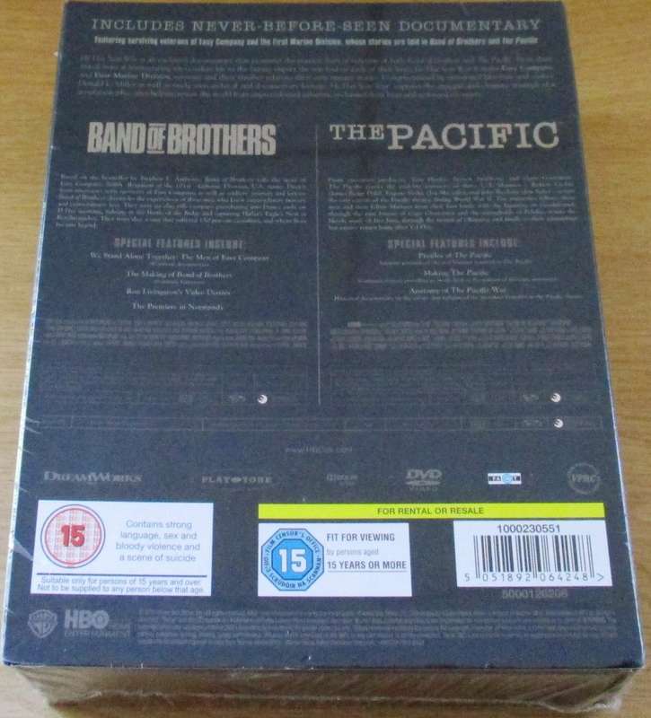 BAND OF BROTHERS / THE PACIFIC Tom Hanks + Steven Spielberg BOX SET [BOX SET SHELF]
