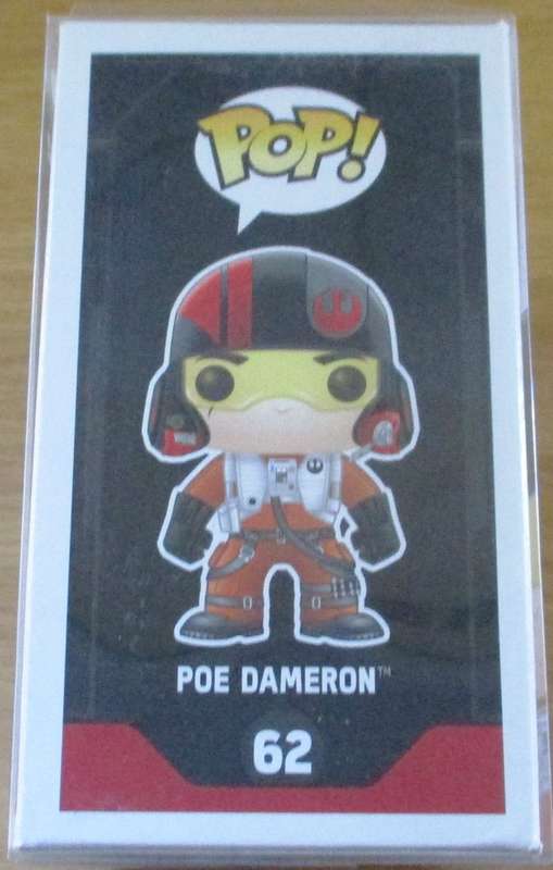 STAR WARS 62 Poe Dameron POP! Vinyl Bobble-Head [FIGURINE SHELF]