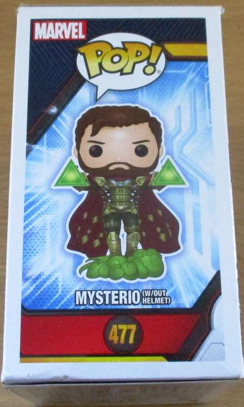 MARVEL 477 SPIDER-MAN Mysterio [without helmet]  POP! Vinyl Bobble-Head [FIGURINE SHELF]