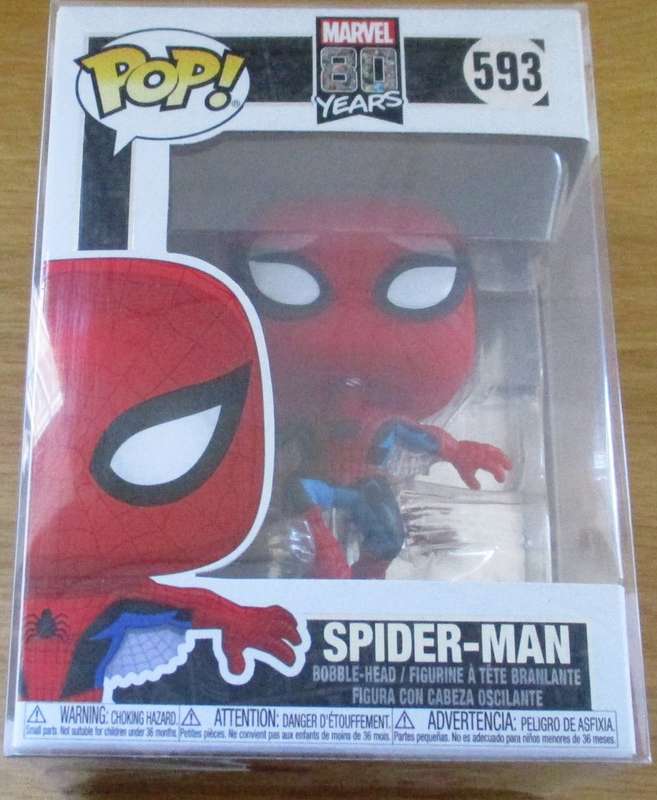 MARVEL 80 YEARS 593 Spider-Man POP! Bobble-head Figurine [FIGURINE SHELF]
