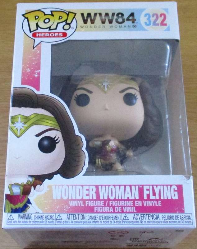 POP HEROES 322 Wonder Woman Flying WW84 POP! Vinyl Figure [FIGURINE SHELF]