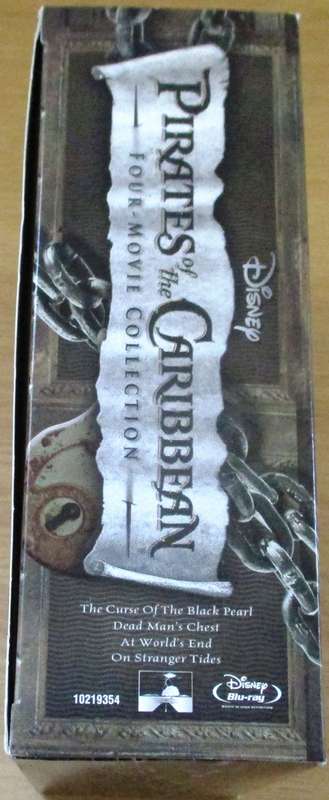 PIRATES OF THE CARIBBEAN 4 Movie Collection BLU RAY BOX SET [BLU RAY SHELF]