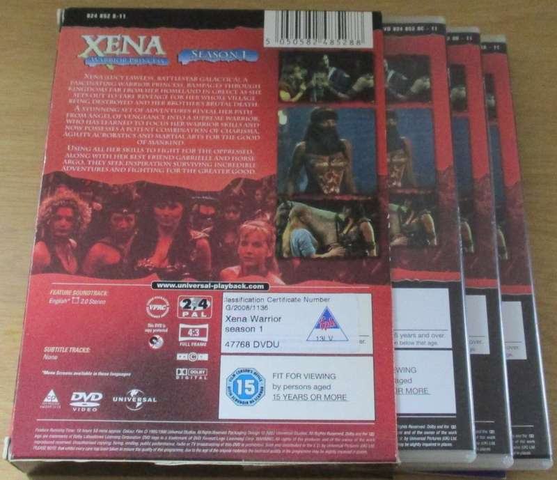 XENA Warrior Princess Season 1 [SHELF D1]