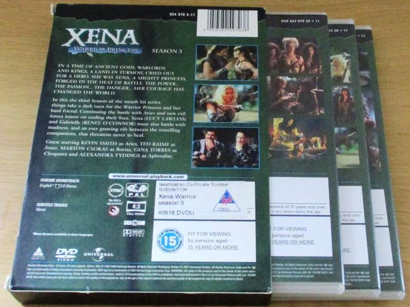 XENA Warrior Princess Season 2 [SHELF D1]
