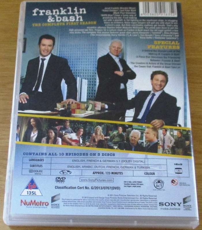FRANKLIN & BASH The Complete First Season [SHELF D1]