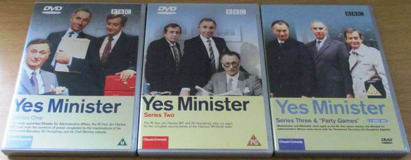 YES MINISTER Series 1 - 3 BBC [SHELF D1]