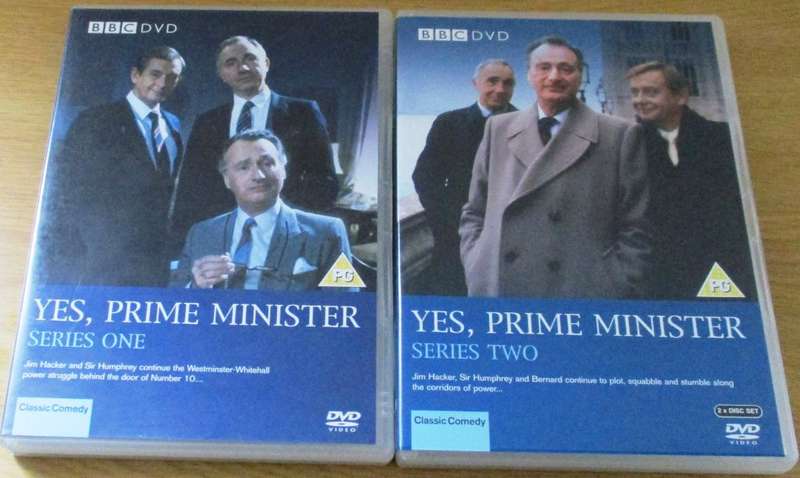 YES PRIME MINISTER Series 1 - 2 BBC [SHELF D1]