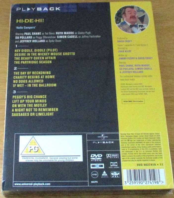 HI-DE-HI! BBC Series 1 + 2  [SHELF D1]