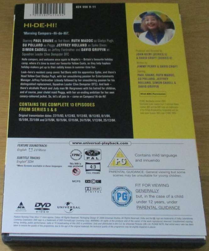HI-DE-HI! BBC Series 5 + 6  [SHELF D1]