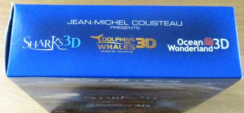 SHARKS 3D + DOLPHINS and WHALES + OCEAN WONDERLAND 3D  [Blu Ray Shelf]