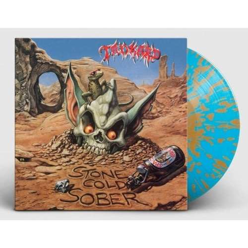 TANKARD Stone Cold Sober Ltd Edition Blue Splatter Vinyl LP Record Sealed