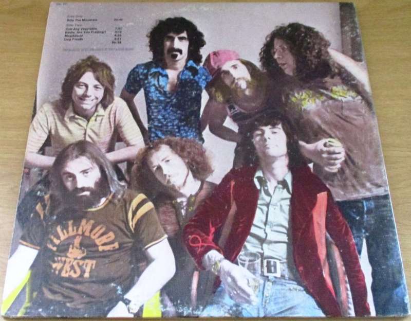 FRANK ZAPPA  and the MOTHERS OF INVENTION Just Another Band From L.A. USA Pressing [MS 2075] VINYL