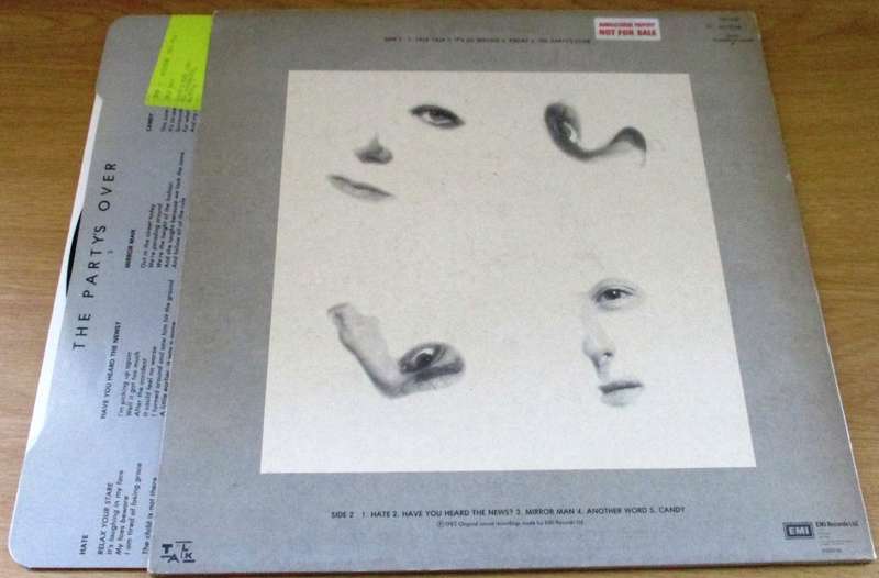 TALK TALK The Party`s Over [EMC3413] VINYL LP RECORD