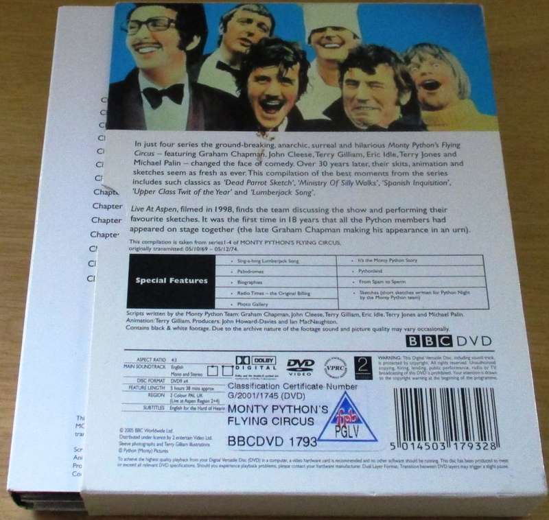 MONTY PYTHON Best of Monty Python's Flying Circus and Live at Aspen BOX SET [BOX SET SHELF]