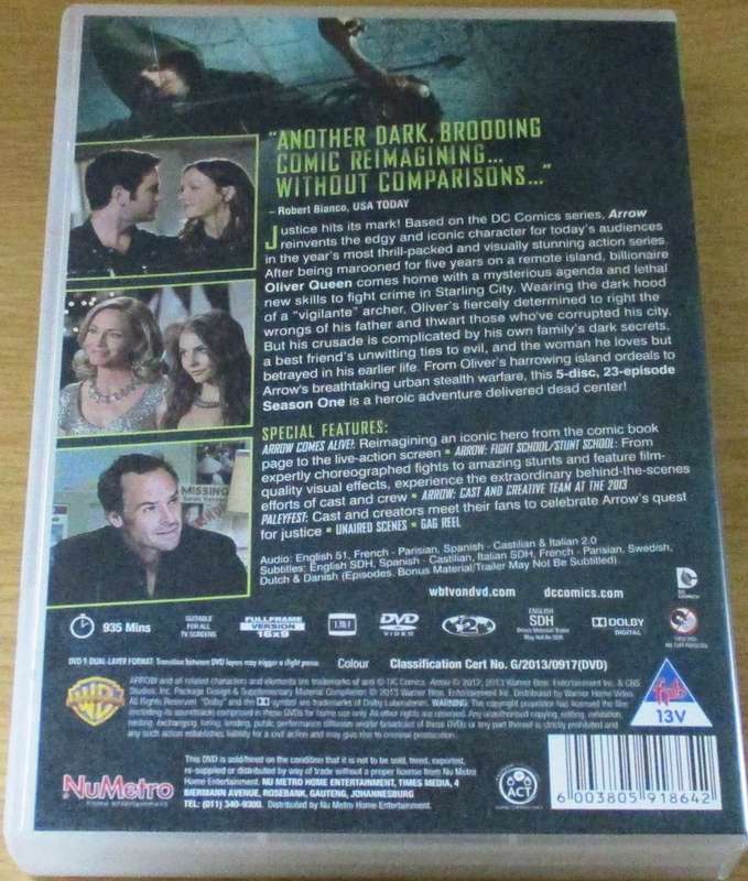 ARROW The Complete First Season [DVD SHELF D1]