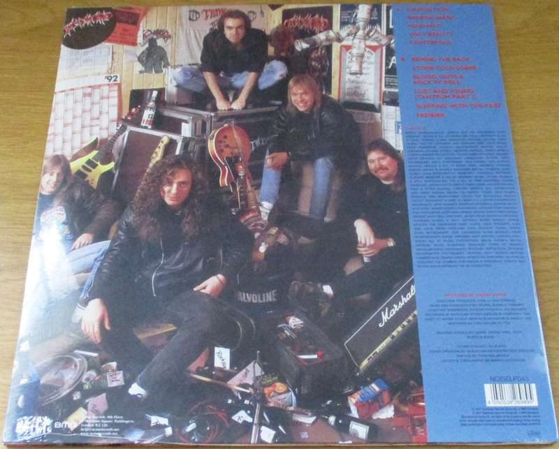 TANKARD Stone Cold Sober Ltd Edition Blue Splatter Vinyl LP Record Sealed