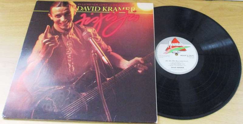 DAVID KRAMER JIs Jis Jis [Live] South African Pressing 2xLP VINYL RECORD