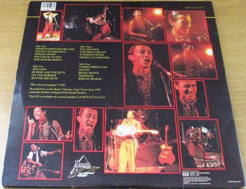 DAVID KRAMER JIs Jis Jis [Live] South African Pressing 2xLP VINYL RECORD