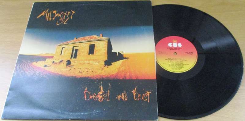MIDNIGHT OIL  Diesel and Dust South African Pressing [ASF3180] LP VINYL RECORD