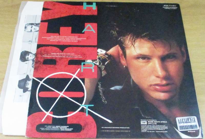 COREY HART Boy in the Box South African Pressing VINYL RECORD
