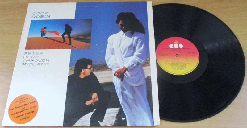 COCK ROBIN After Here Through Midland South African Pressing VINYL RECORD