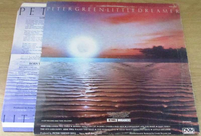 PETER GREEN Little Dreamer South African Pressing VINYL RECORD