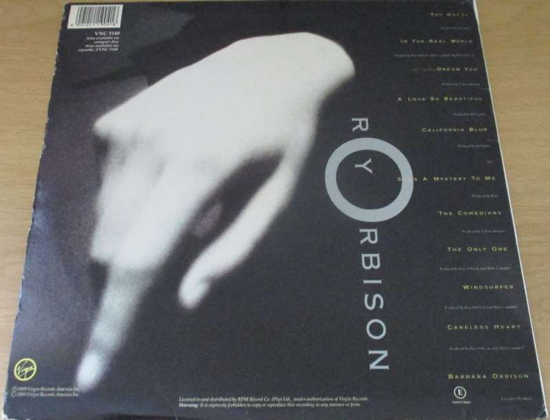 ROY ORBISON Mystery Girl South African Pressing VINYL RECORD