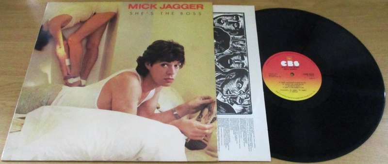MICK JAGGER  She's the Boss South African Pressing VINYL LP RECORD