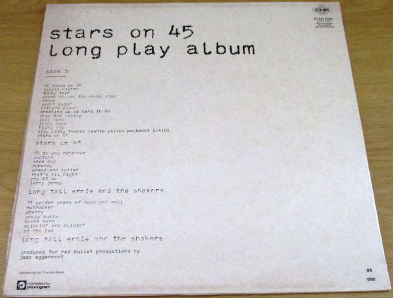 STARS ON 45 Long Play Album South African Pressing VINYL LP RECORD