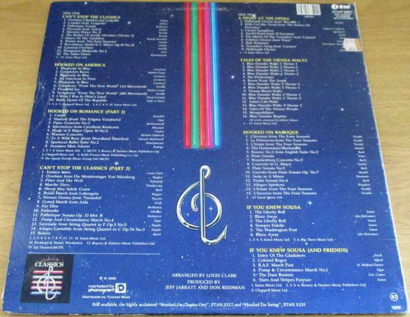 HOOKED ON CLASSICS 2 South African Pressing VINYL LP RECORD