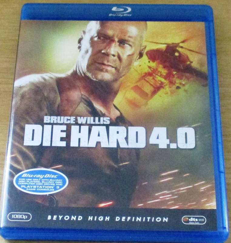 DIE HARD 4.0 Bruce Willis BLU RAY [BLU RAY SHELF]