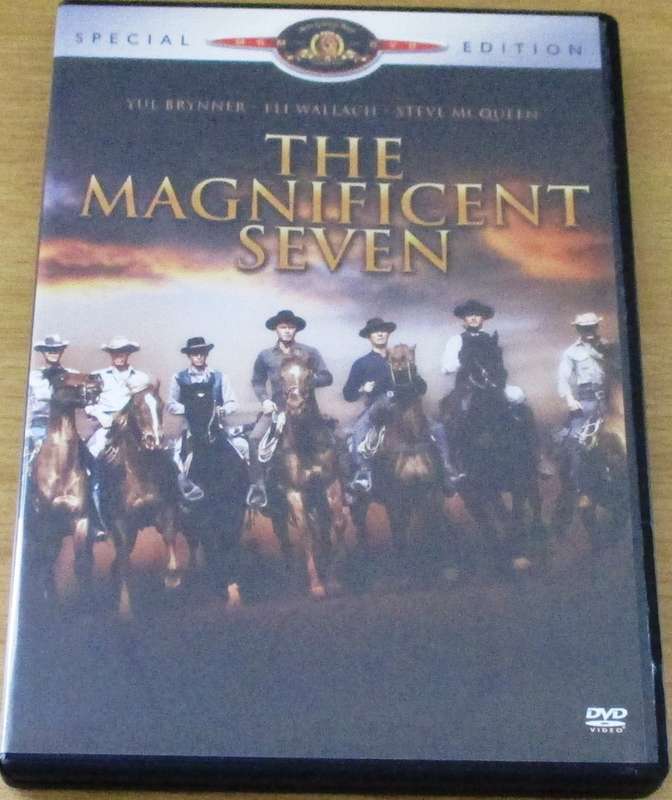 CULT FILM: THE MAGNIFICENT SEVEN Yul Brynner Steve McQueen [DVD BOX 3]