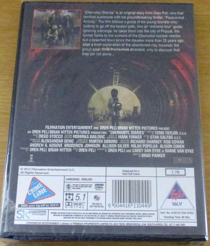 CERNOBYL DIARIES Experience the Fall Out [NEW BB DVD SHELF]
