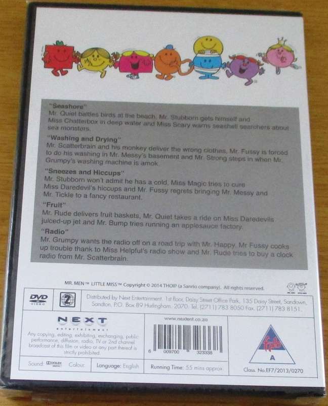 MR. MEN LITTLE MISS Starring Mr Strong 5 Spectacular episodes [NEW BB DVD SHELF]